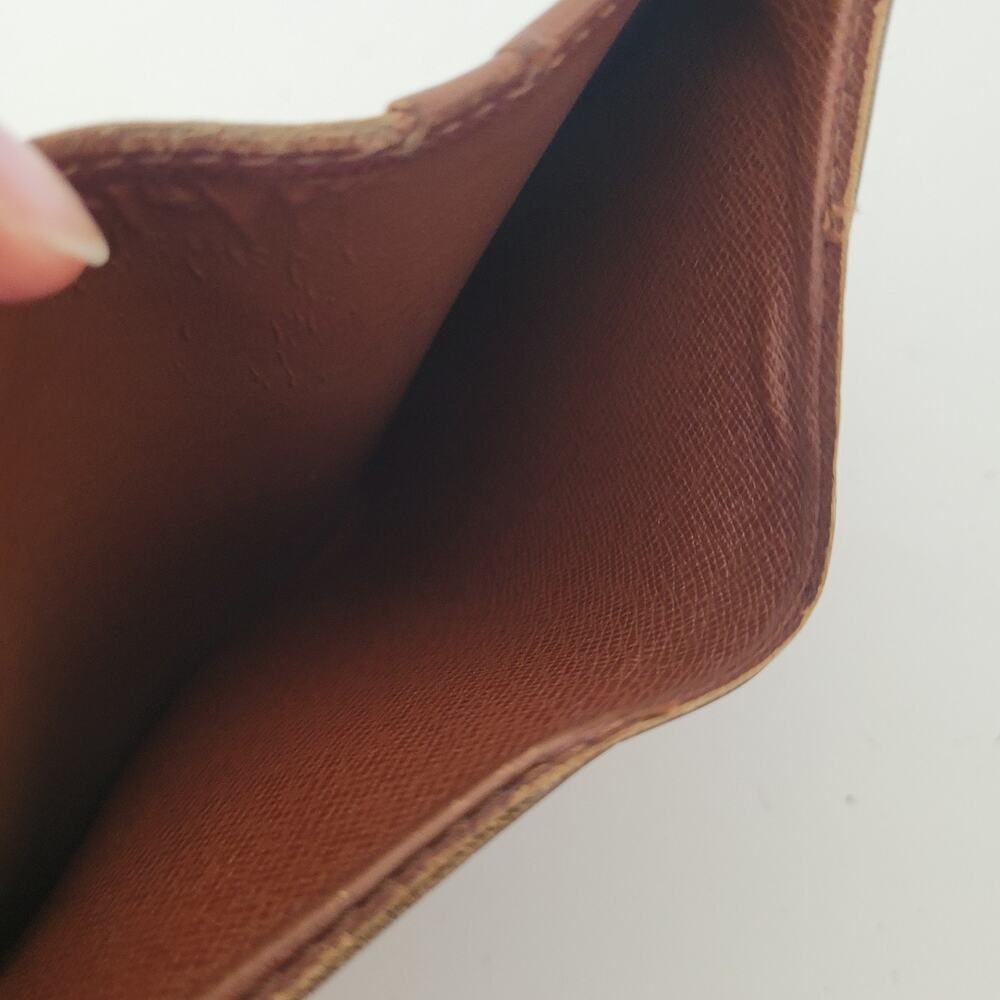 Louis Vuitton Portefeuille Tresor Bifold Wallet Medium Monogram Brown Vintage - Picture 8 of 12